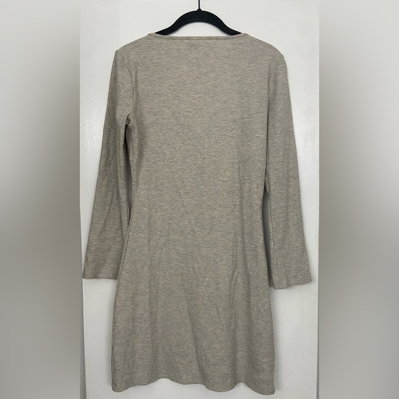 Reformation Jeans Elias Mini Dress Marble Grey & White Size Medium - Picture 4 of 7